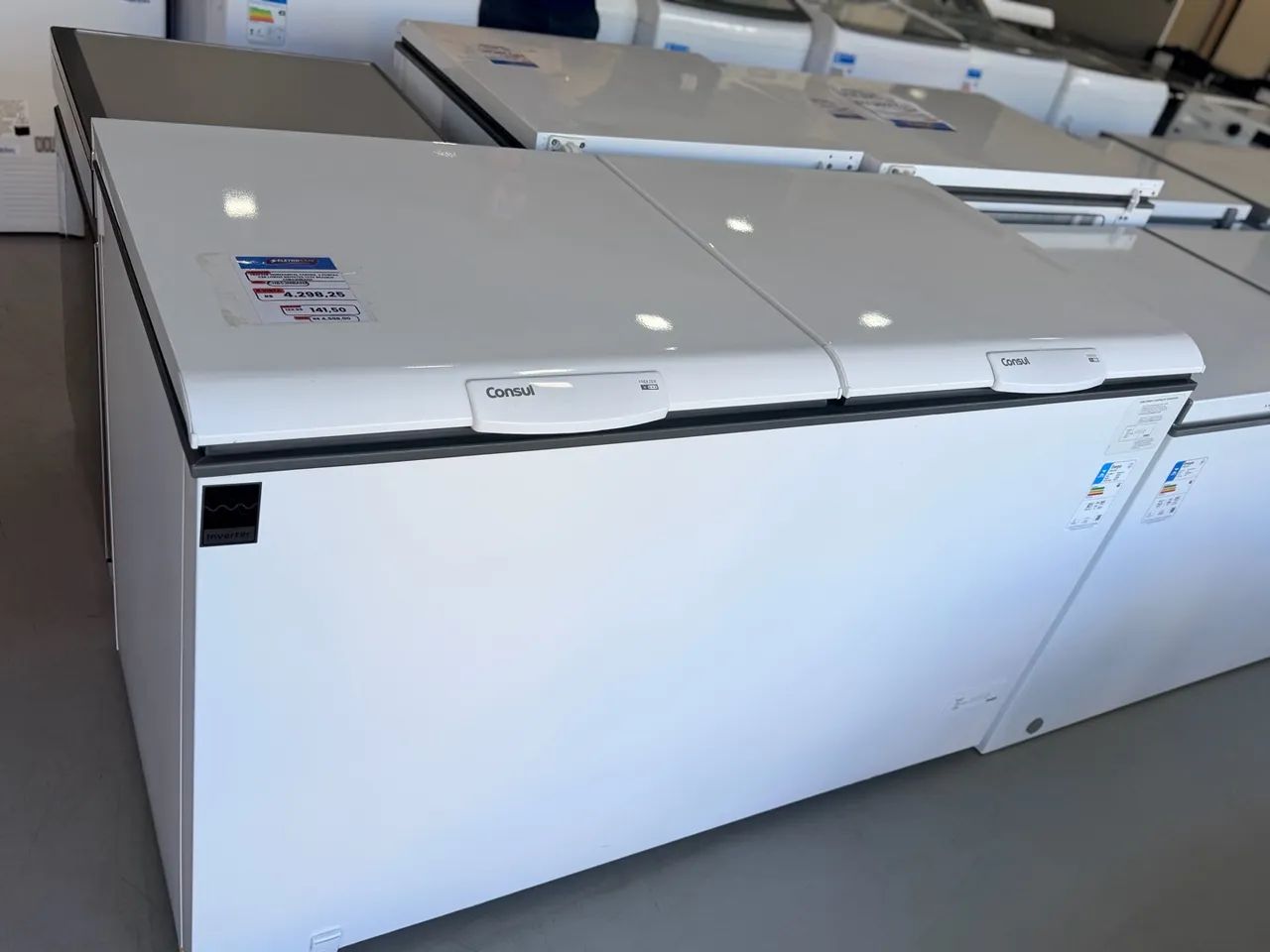 Freezer horizontal CONSUL 2 portas 528L inverter  - Foto 4