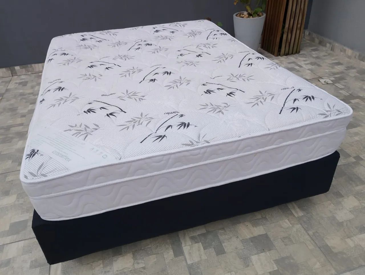 Cama box casal completa 138x188 tamanho padrão  - Foto 2
