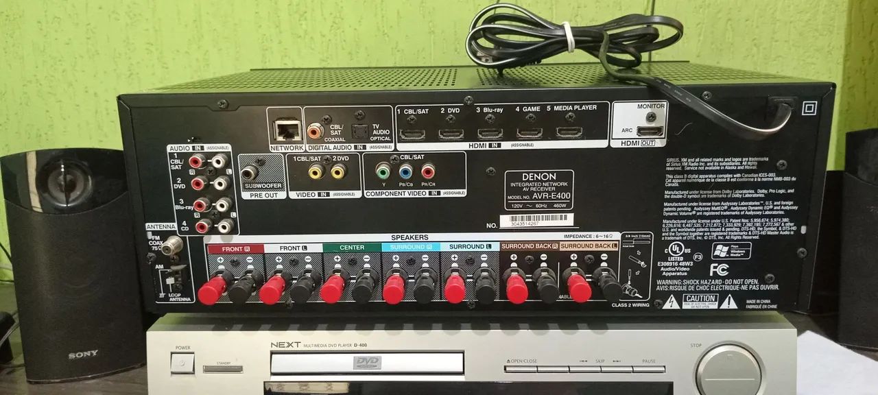Receiver DENON AVR E 400 ( 4 K ) - Foto 3