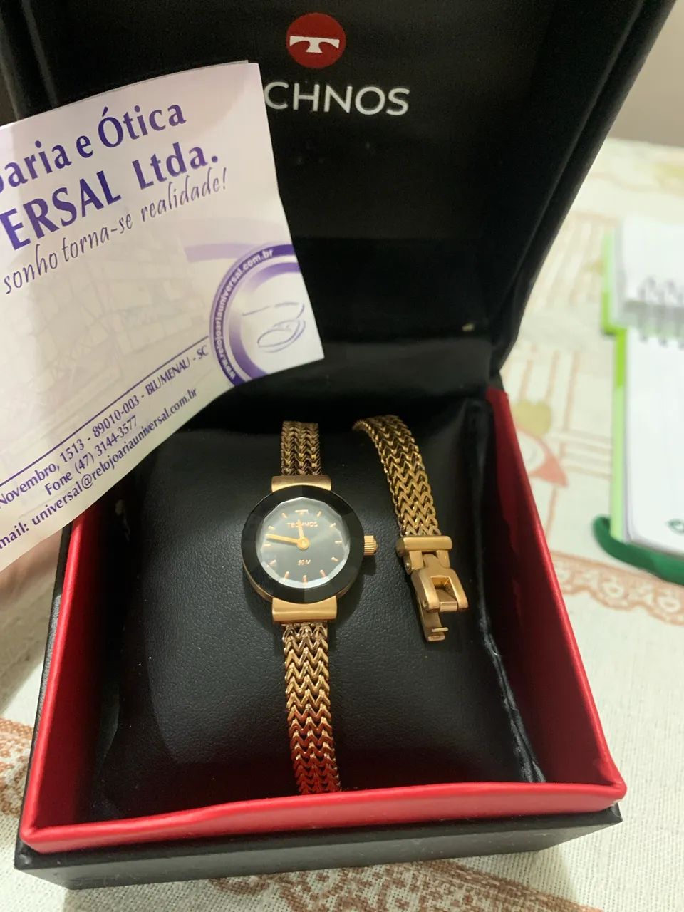 Relógio Technos feminino mini Rosé