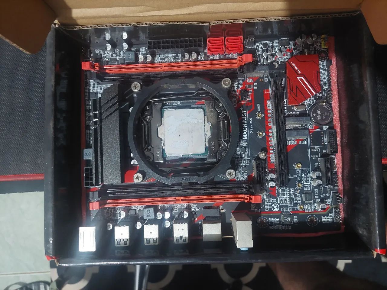 PLACA MAE X99-RS9 + PROCESSADOR E5 2640 V3 - Foto 2