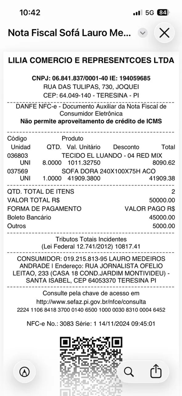 Vende se ou troca sofa Dora
