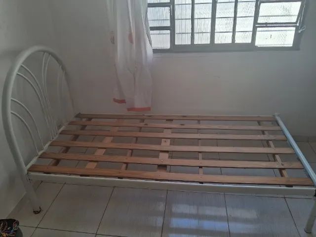 Cama de solteiro com colchão ortobom - Foto 3