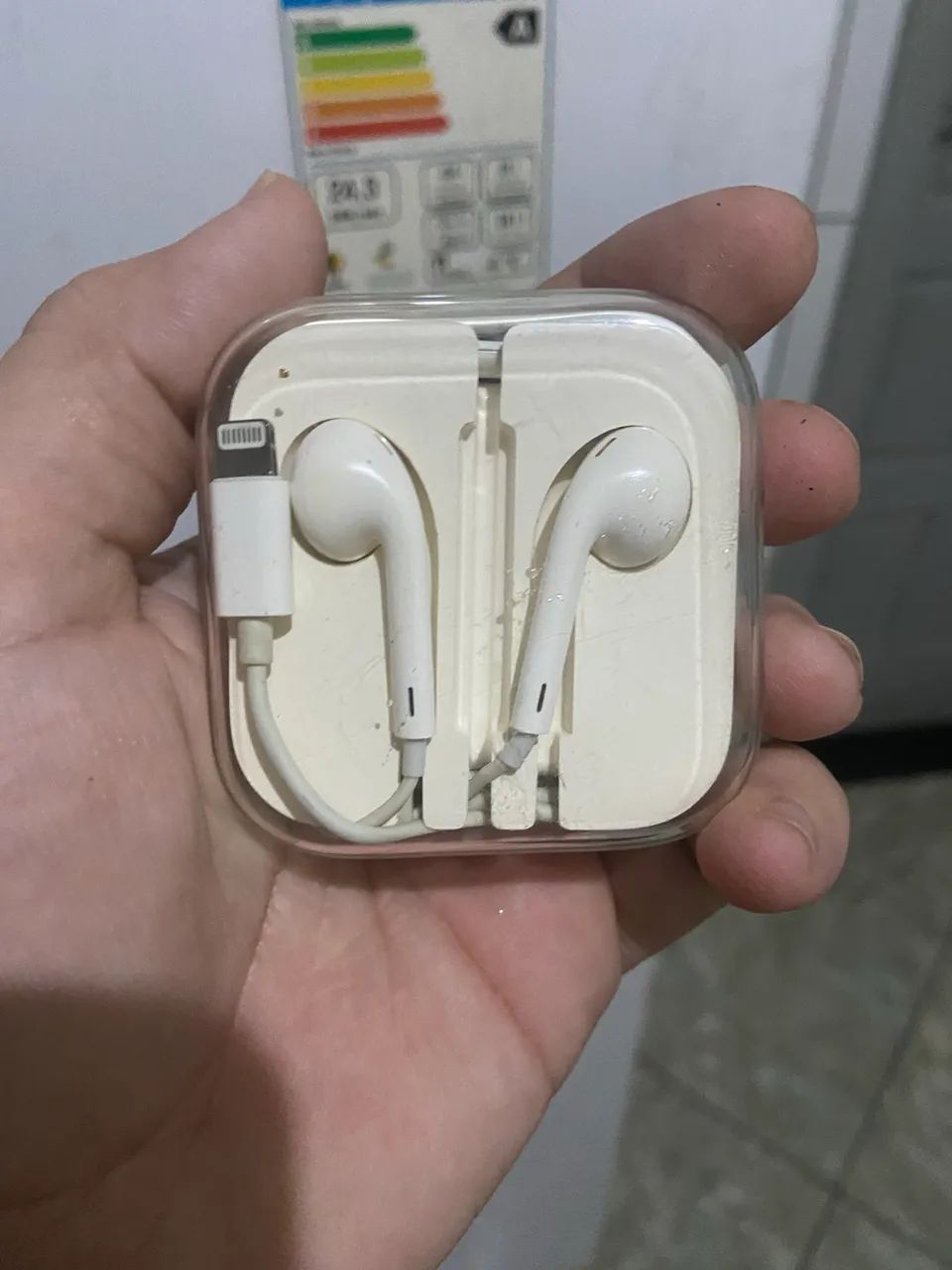 Fone de ouvido original Apple 
