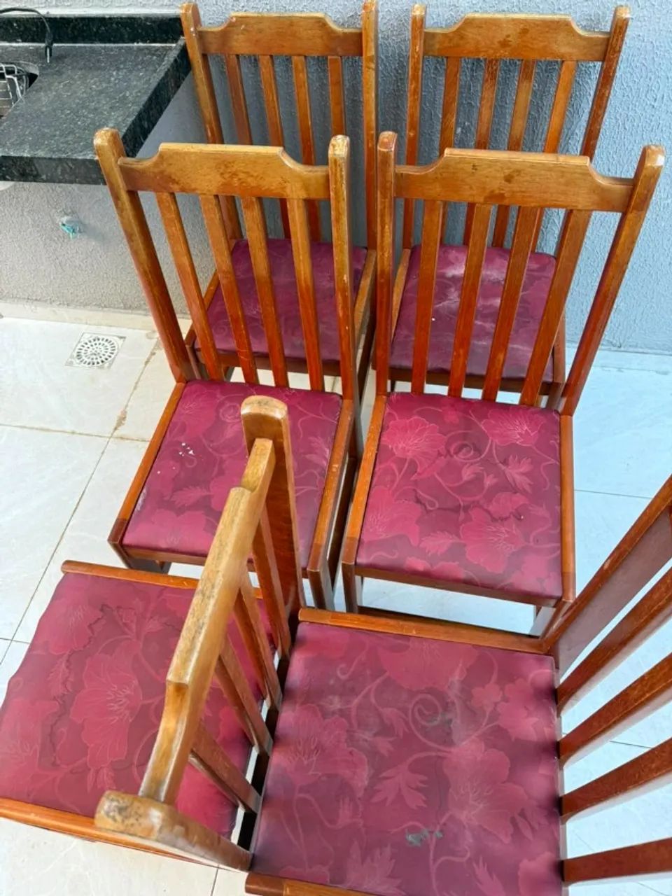 Cadeira de madeira maciça para mesa de Jantar