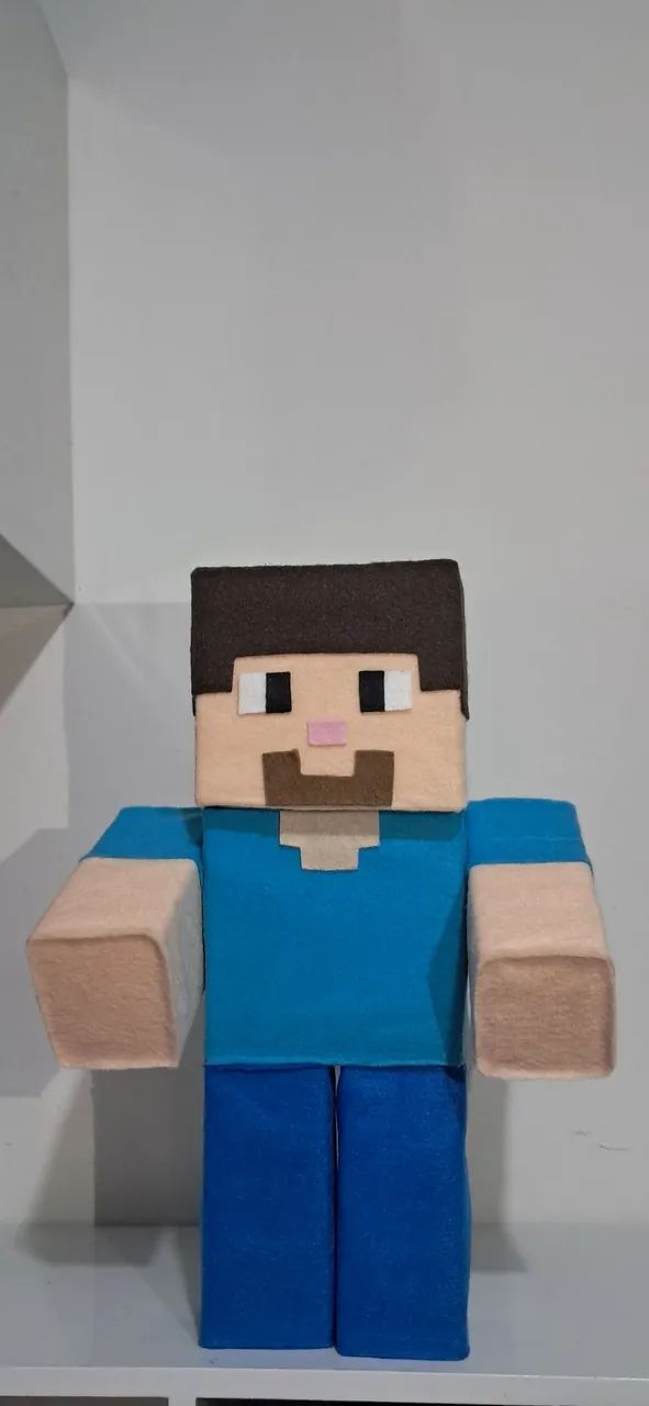 Kit 6 Bonecos em FELTRO MINECRAFT  - Foto 5