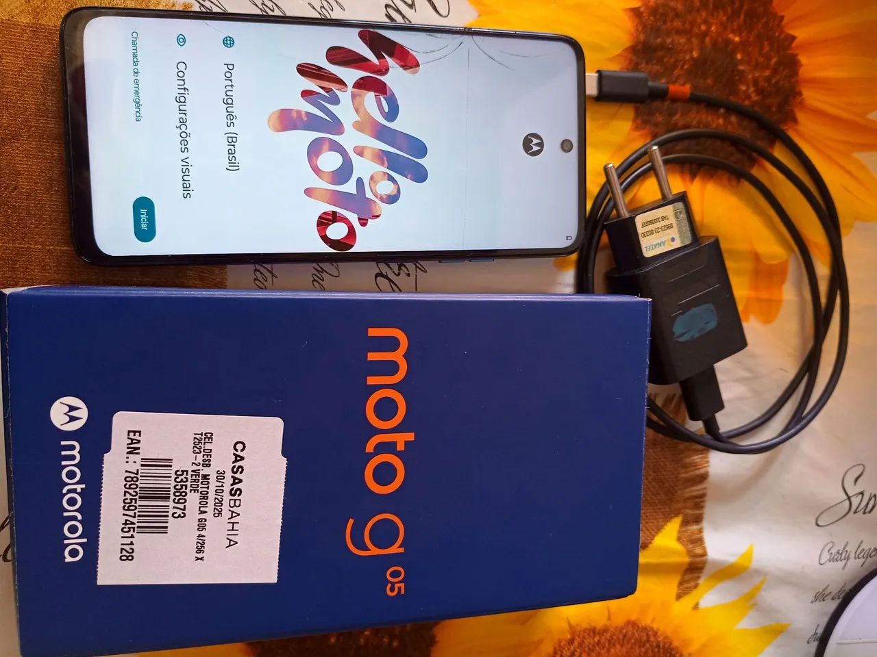 Vendo moto g 05 