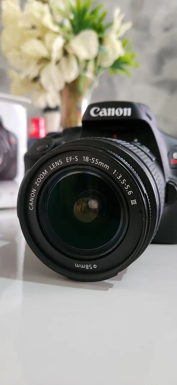 Canon T100 com lente 18-55mm Wifi - Foto 2