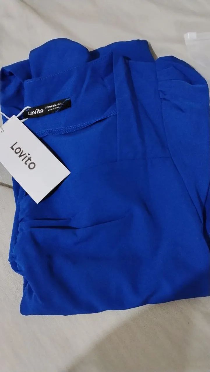 Vestido lovito Navy azul  - Foto 2
