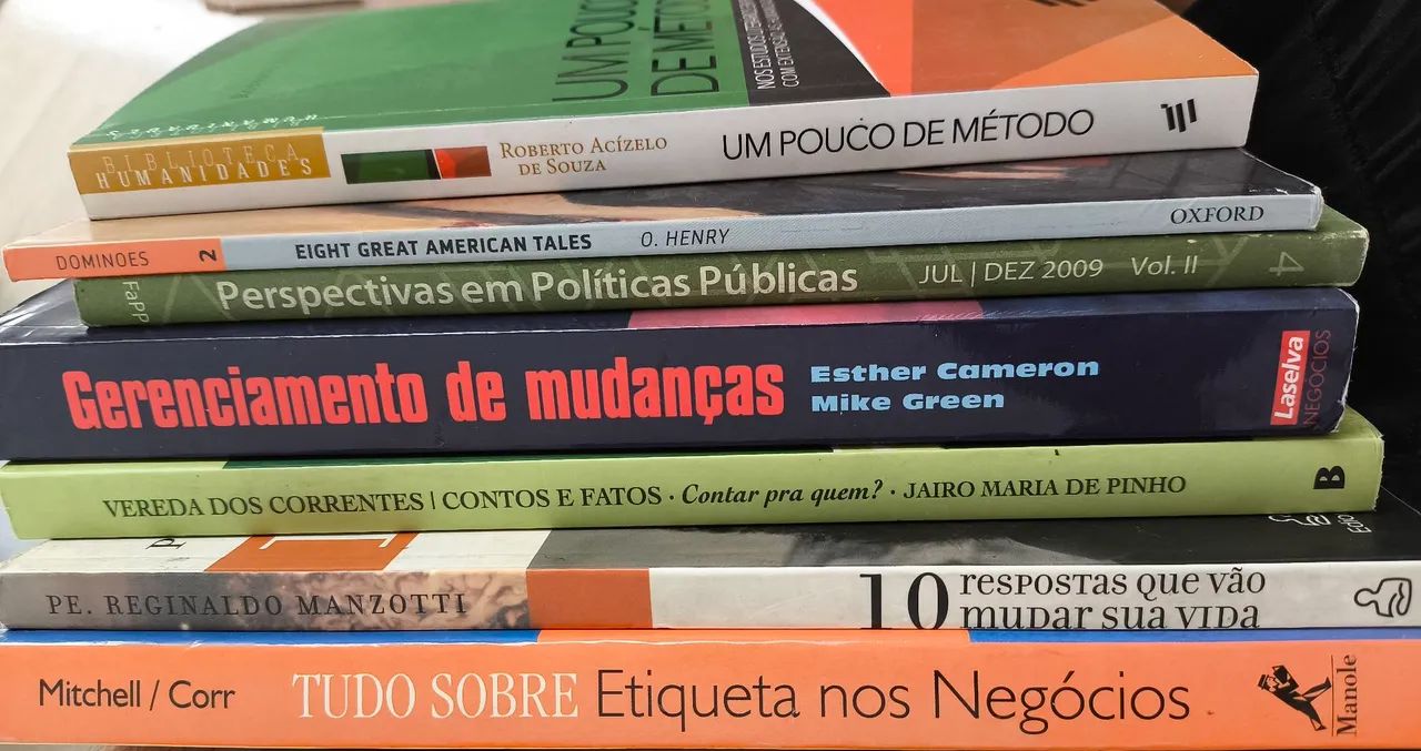 Bulk de livros diversos temas