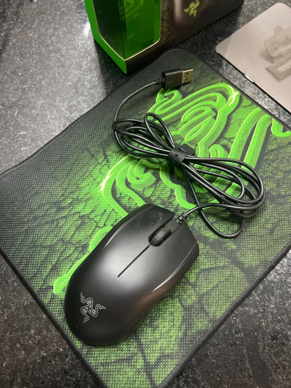 Combo Mouse Razer Abyssus 2000 + Mousepad Goliathus Cintrol Médio  - Foto 4
