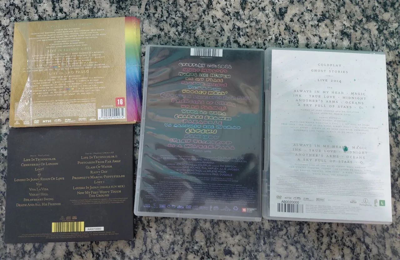 Combo cds e dvds Coldplay 10 discos no total. - Foto 2