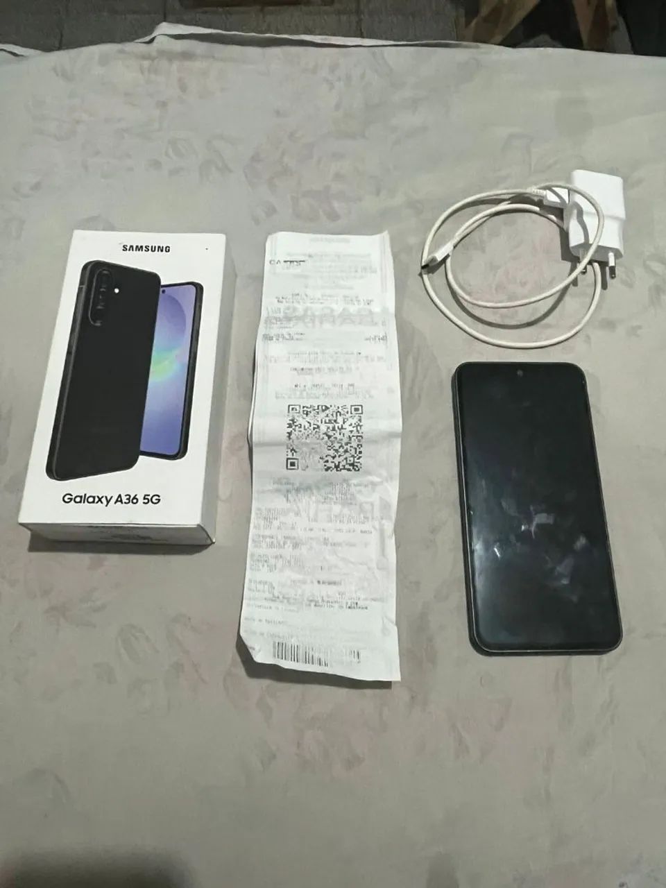 A36 256GB CAIXA CARREGADOR E NOTA 9 MES DE USO