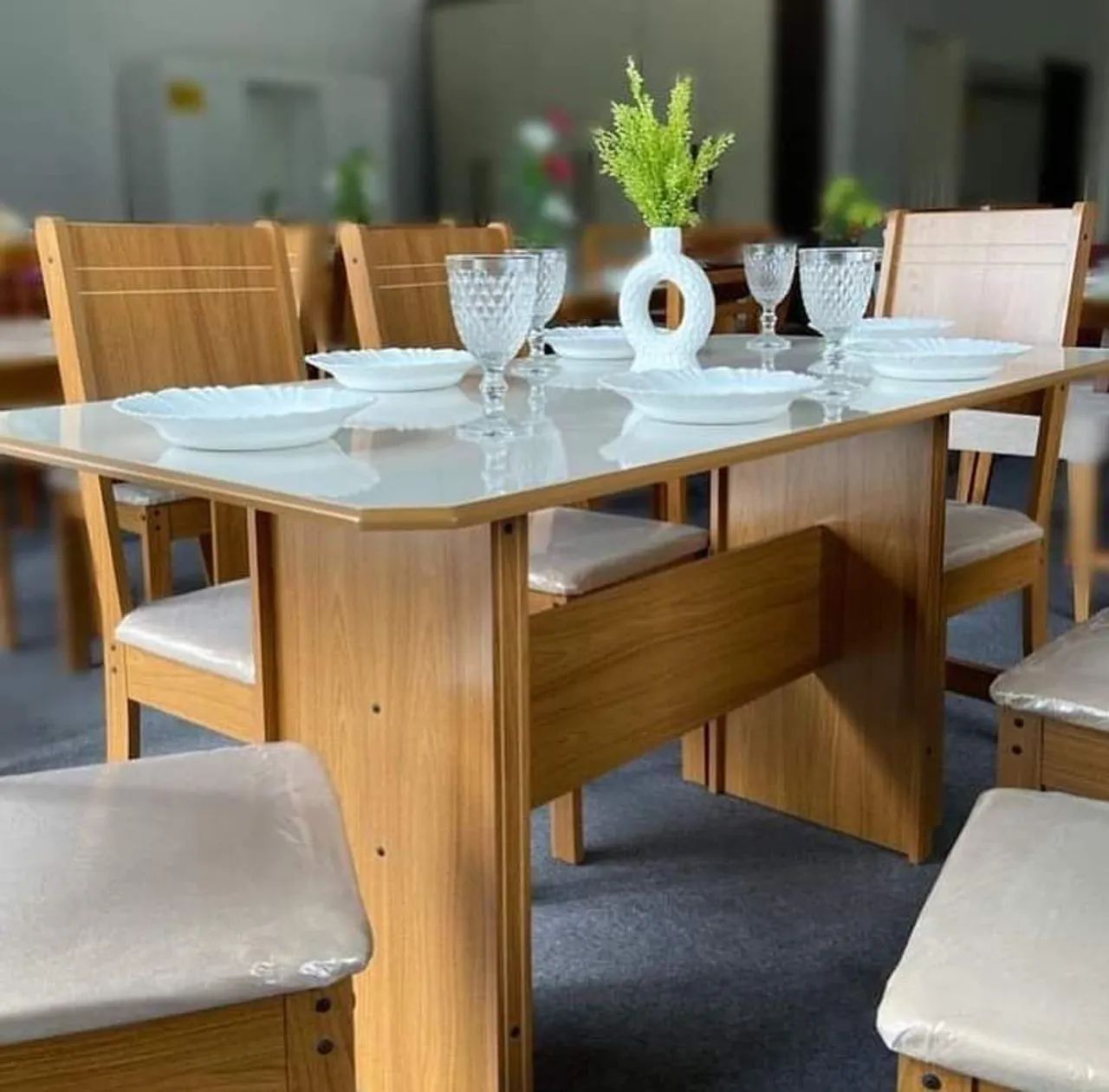 Mesa de jantar Évora 6 cadeiras 