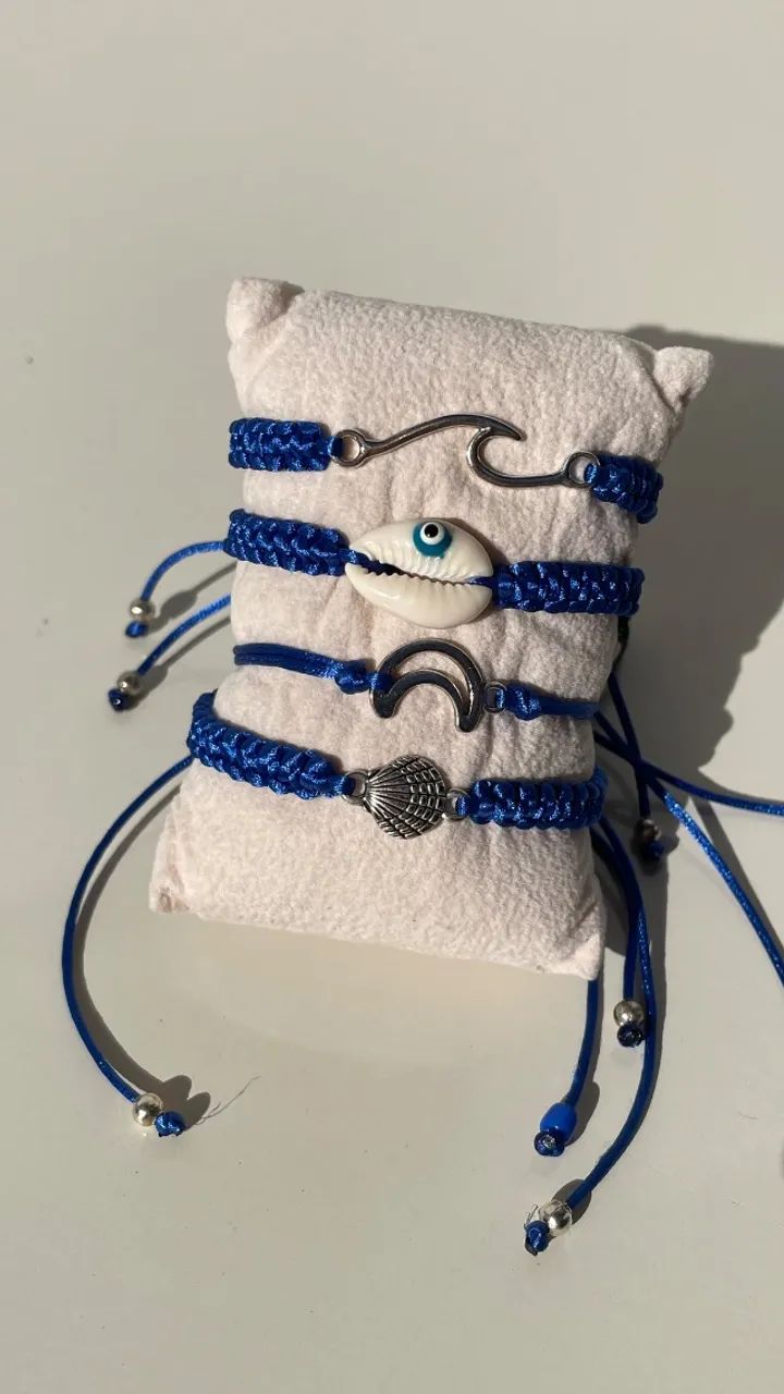 Kit pulseira macrame