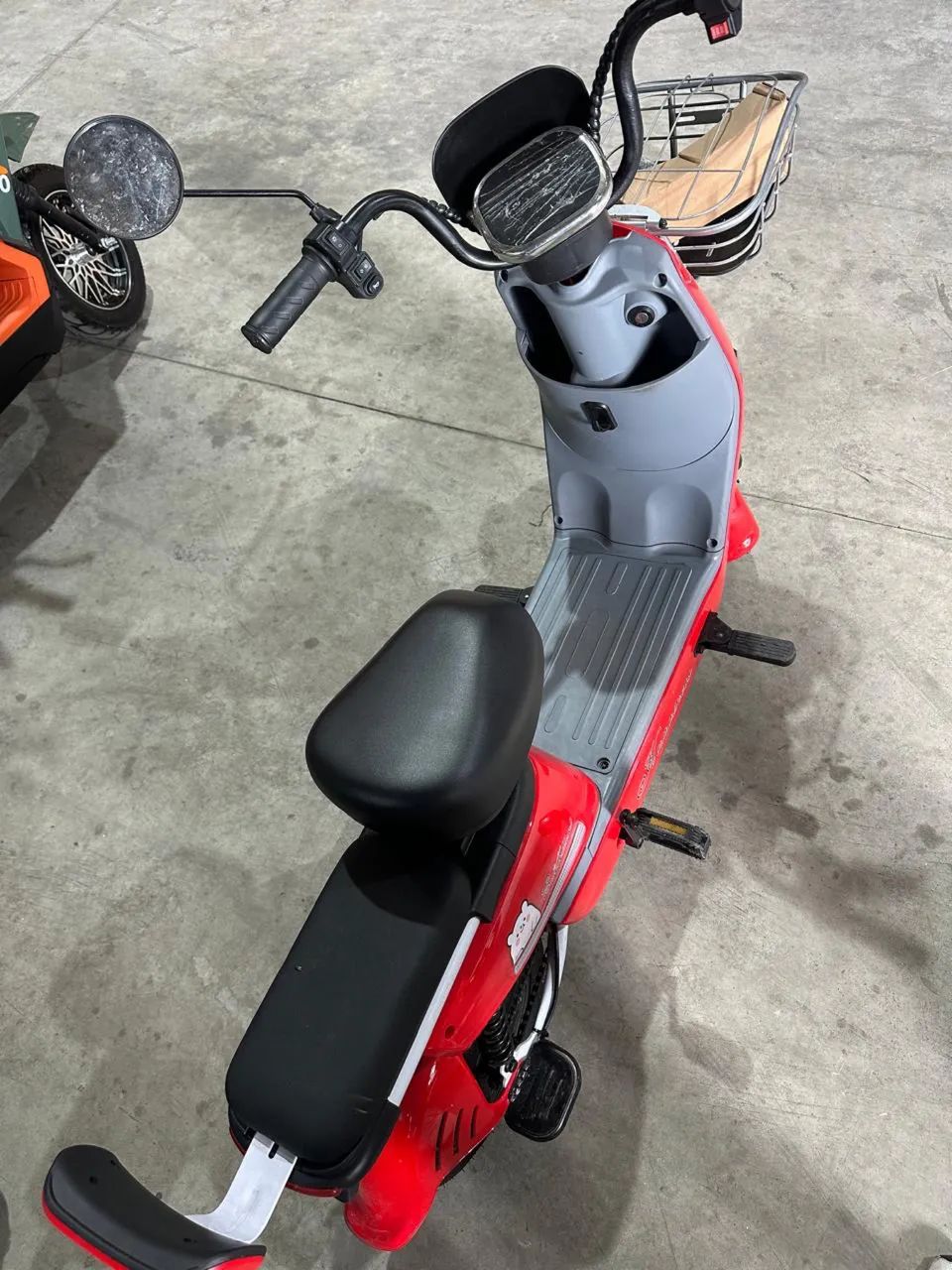 Scooter Elétrica Style vermelha  - Foto 4