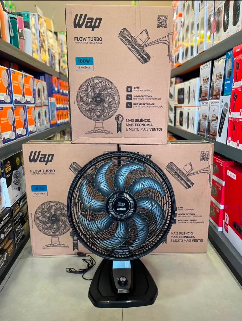 Ventilador Mesa Wap Turbo 8 Palhetas