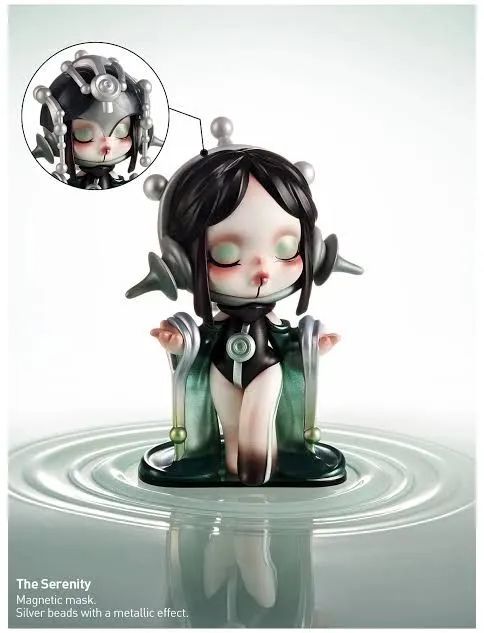 Blindbox popmart original lacrada. Skullpanda Serie The sound