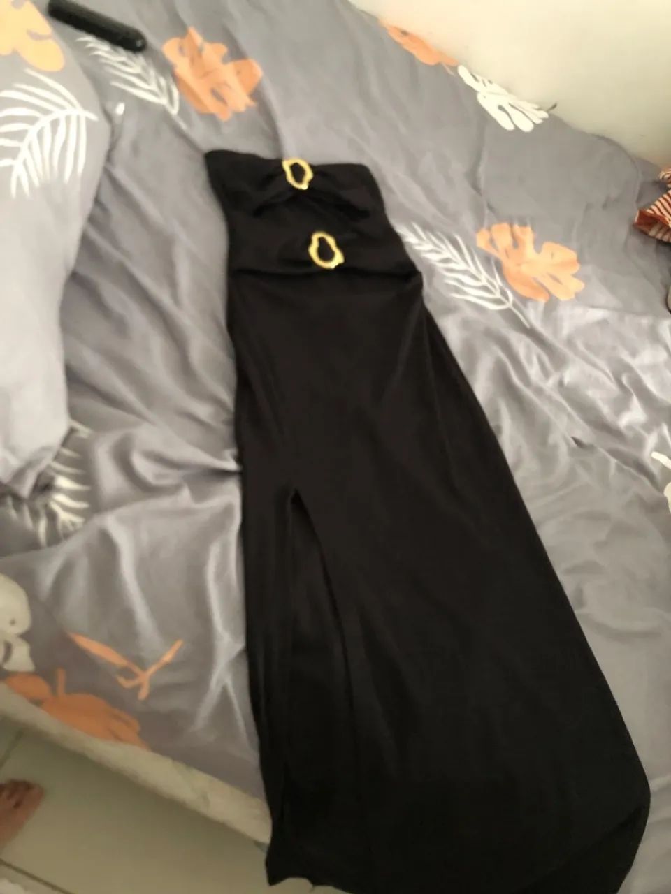Vestido longo preto - Foto 2