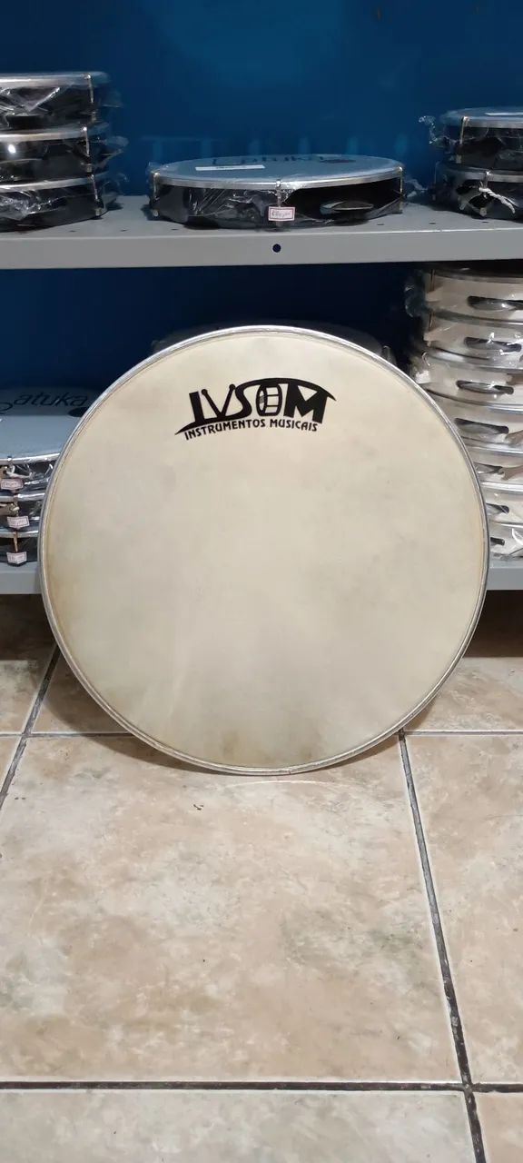 Couro Animal 18" polegadas prensado no Alumínio na promoção 