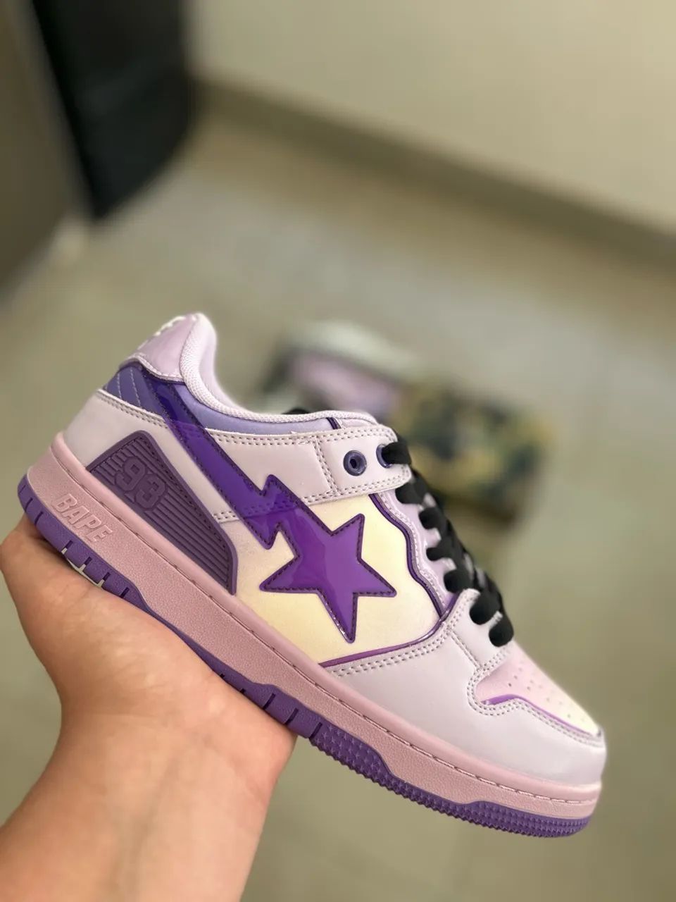 Bape sta SK8 roxo tamanho 40