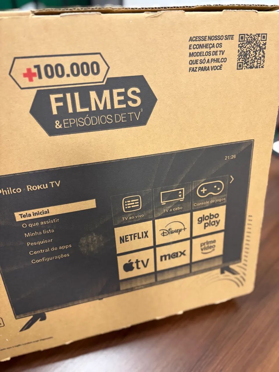 SMART TV 32" PTV32 ROKU PHILCO NOVA LACRADA - Foto 4
