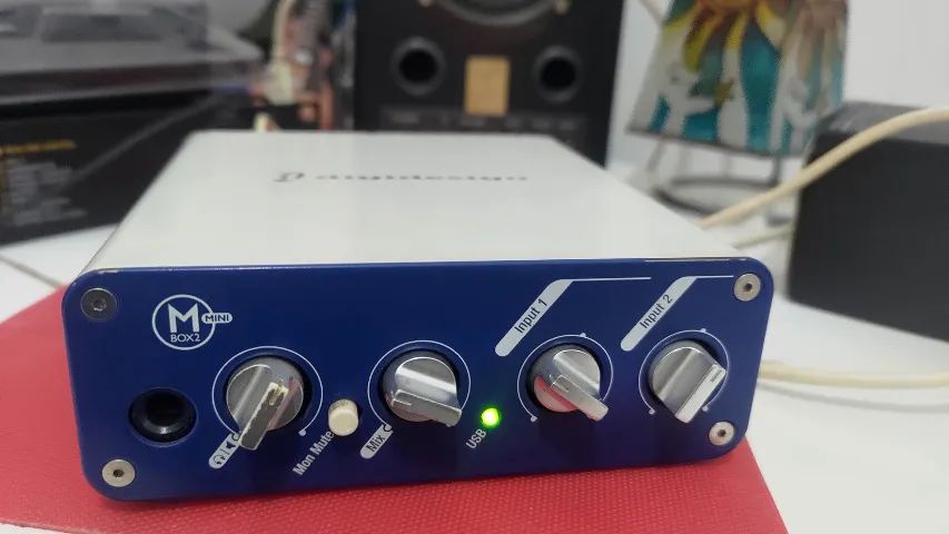 Interface De Áudio Digidesign M-box 2 Mini 24 Bits - Foto 3