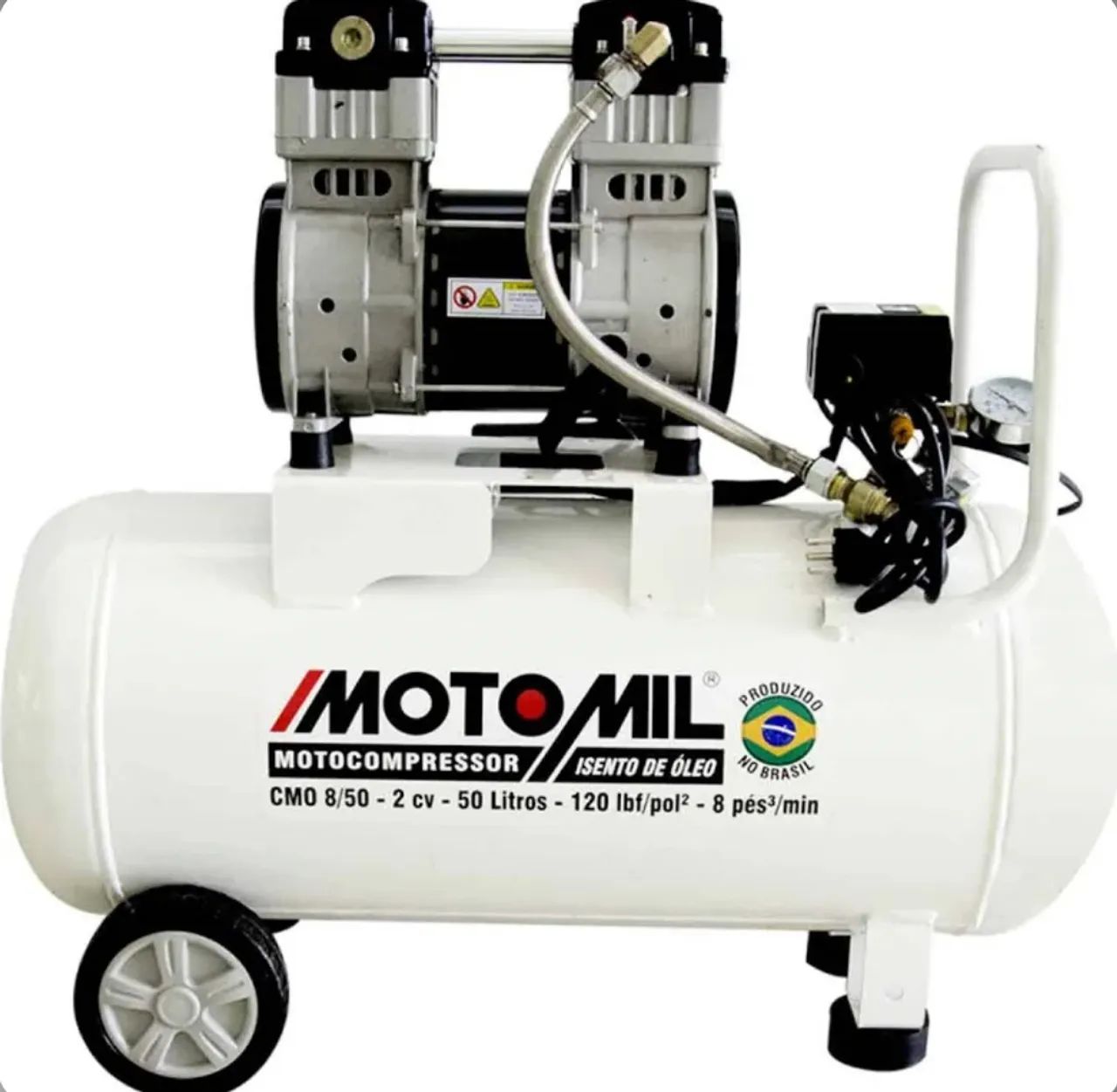 Compressor de Ar Odontológico Motomil CMO-8/50BR - 220V - Foto 3