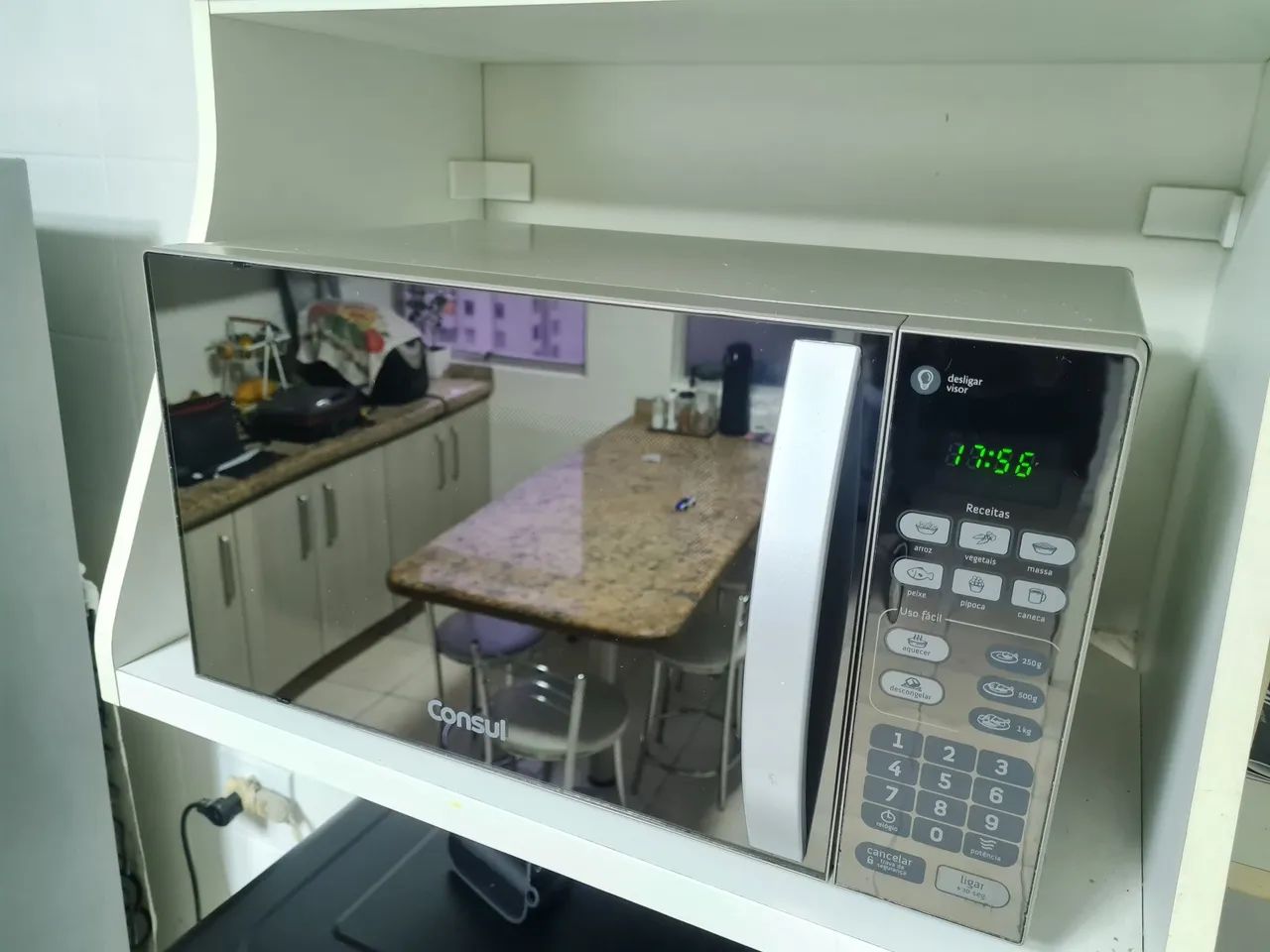 Micro-ondas Consul 20L Cinza espelhado