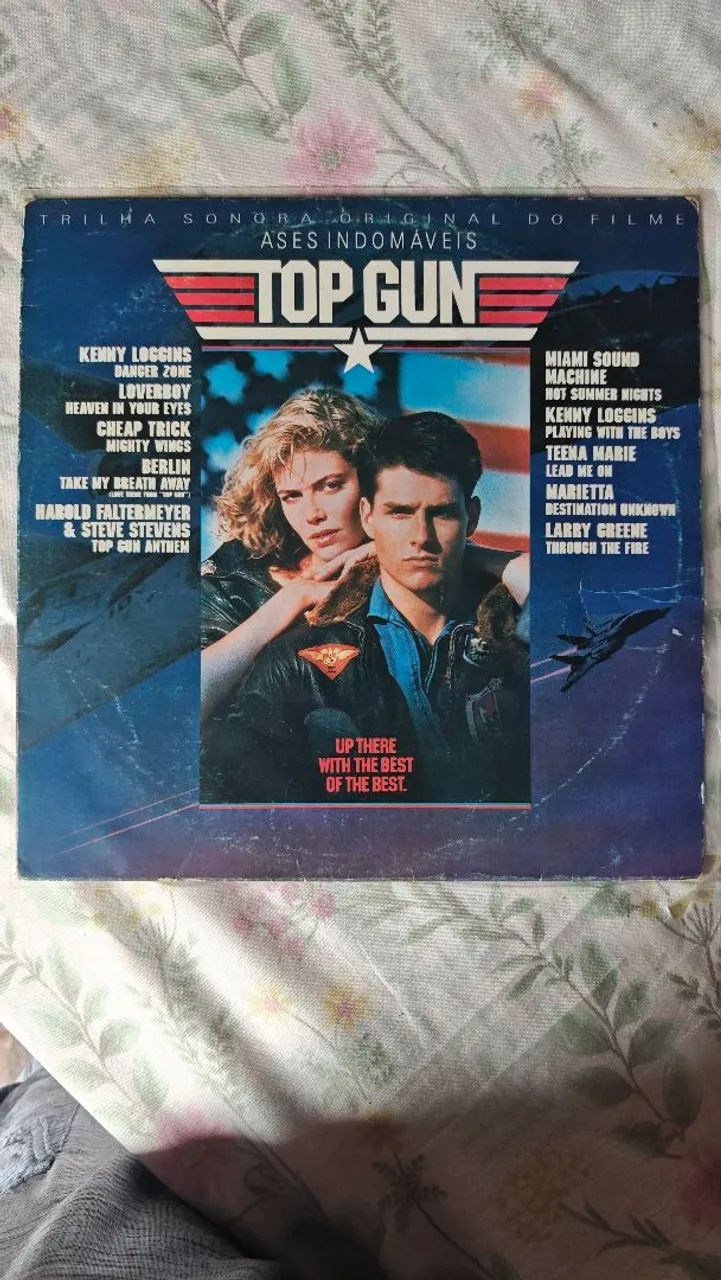 Disco Vinil Top Gun - Ases Indomáveis - Frete grátis 