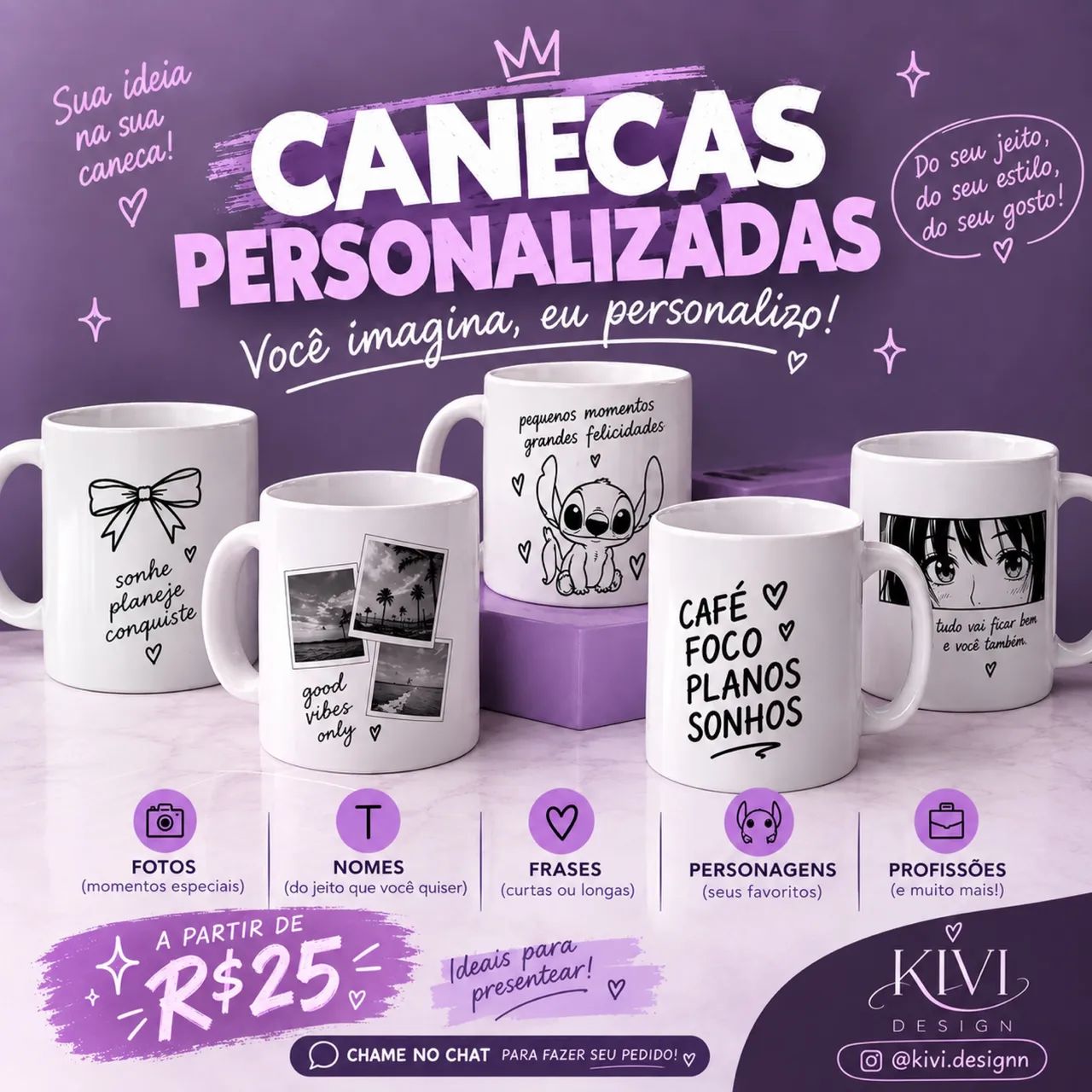 Canecas personalizadas 