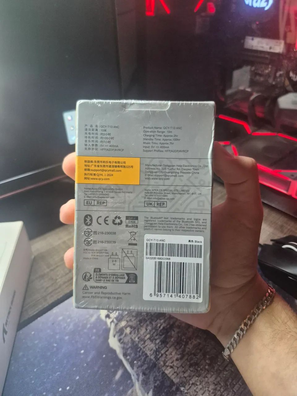 Fone Bluetooth QCY T13 ANC - Foto 2