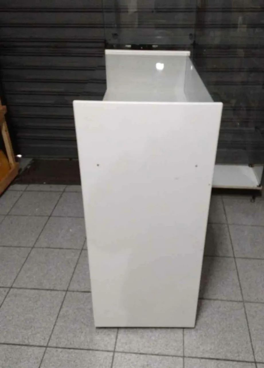 Balcão MDF com Vidro, Branco (novíssimo, ótima qualidade) - Foto 5