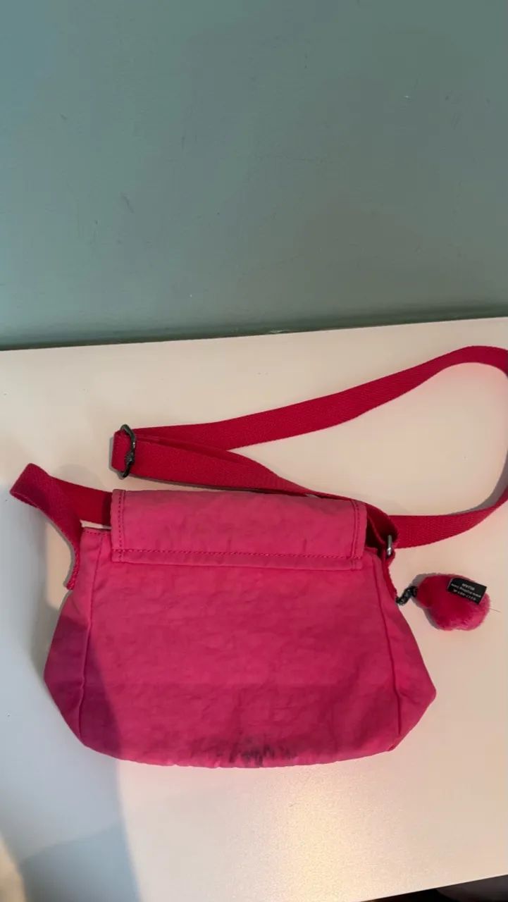 Bolsa tiracolo Kipling Rosa - Foto 5