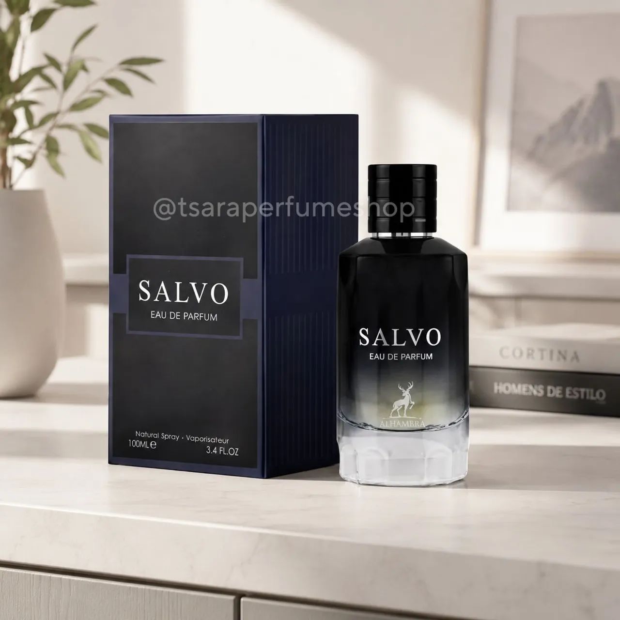 PERFUME ÁRABE SALVO EAU DE PARFUM.