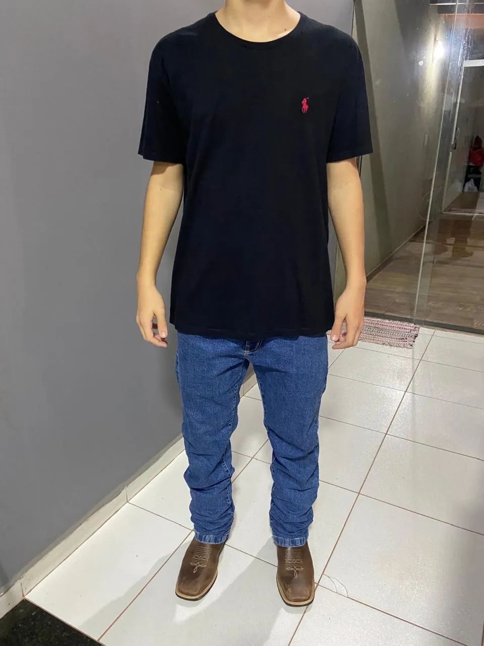 Camisa preta ralph Lauren 