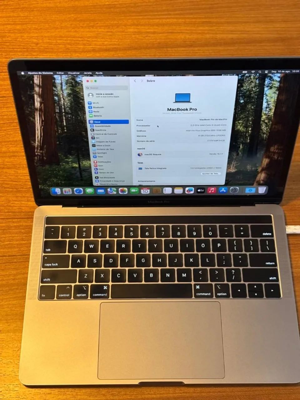MacBook Pro 13" (2018) - Intel i5 Quad-Core / 8GB RAM / 4 Portas Thunderbolt 3 - Foto 3