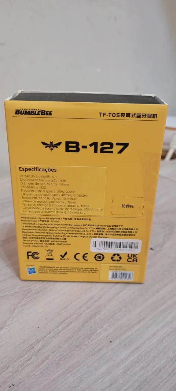Fone Bluetooth Transformes Bumblebee TF-T05 - Foto 3