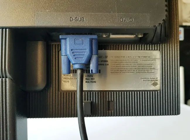 Monitor LCD 17 Polegadas - Positivo (Modelo L1753TQ) - Usado - Funcionando - Foto 5