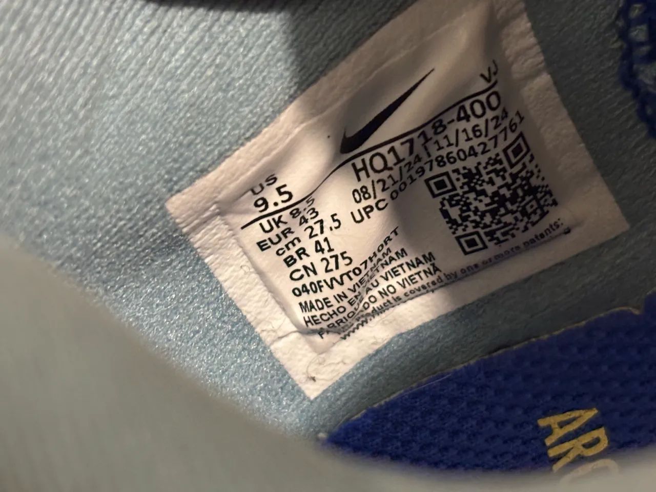 Tênis Nike Zoom fly 6 azul 41 - Foto 2