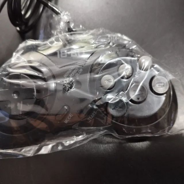 Controle mega drive paralelo turbo (também compatível com outros sistemas 16bits)