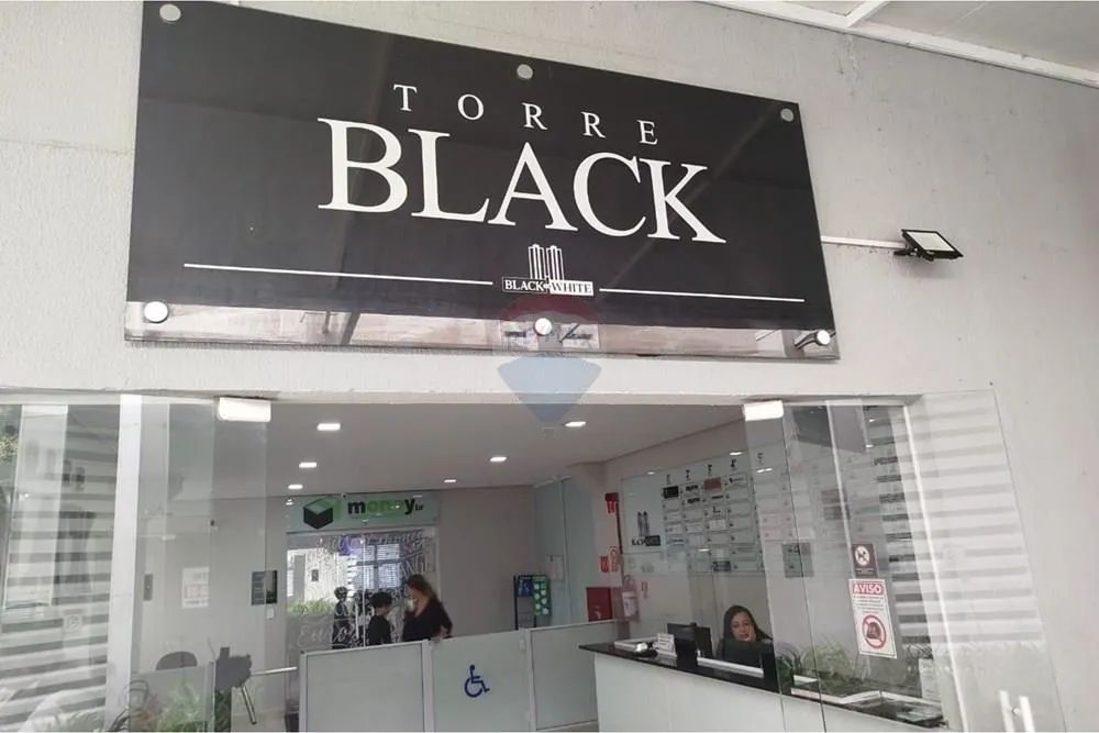 Sala Comercial 40m2 Moderna Edifício Black and White - Imobiliária Sheva