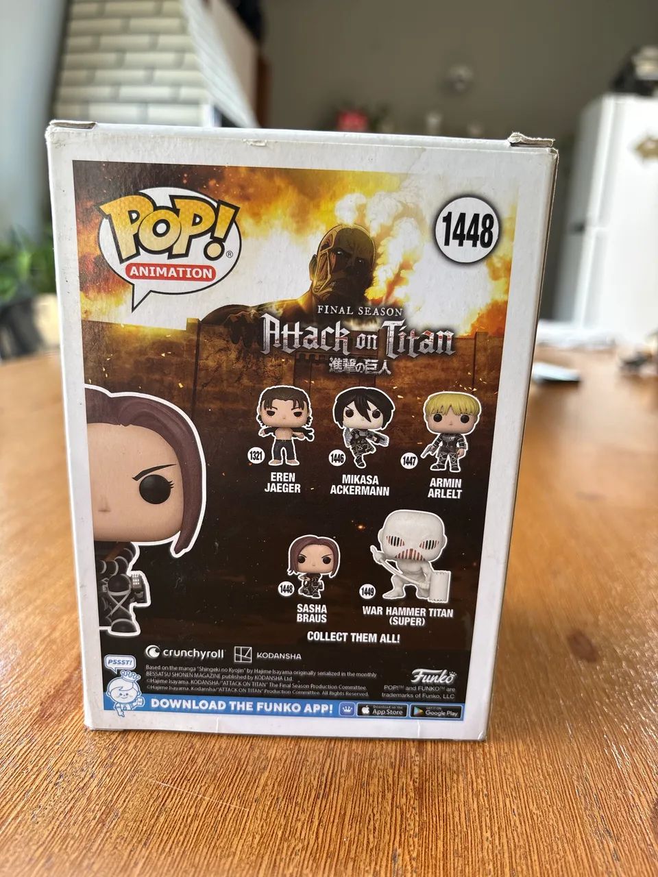 Funko Pop Sasha Braus #1448 Attack on Titan - Foto 2