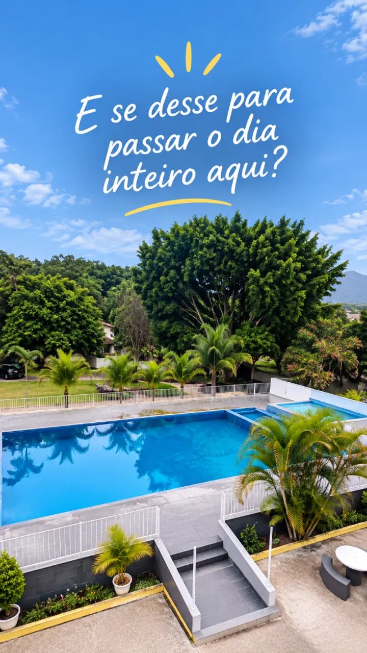 Espaço para Festas e Eventos com Piscinas, Churrasqueiras e 5 Quartos