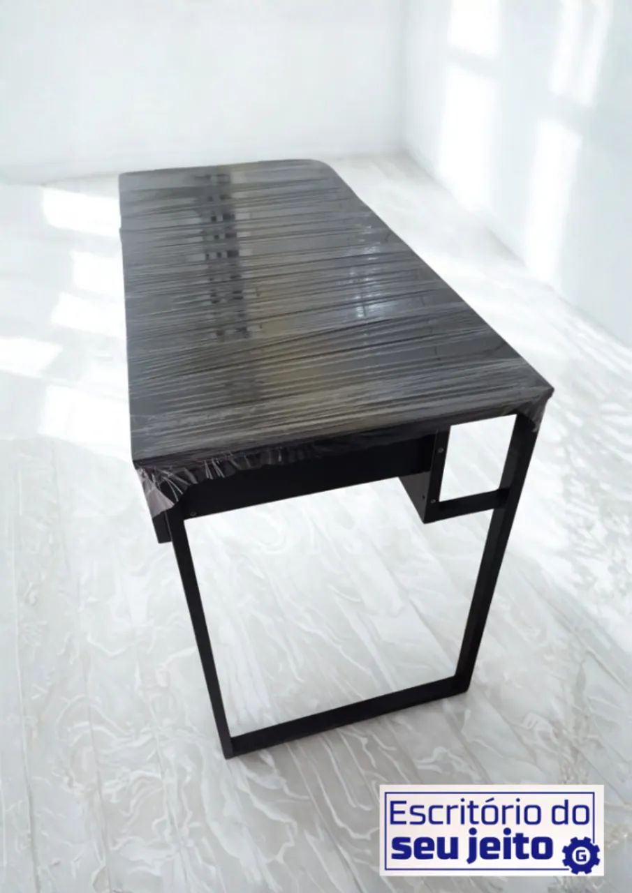 Birô 1,1m Mesa REFORÇADA NOVA Multiuso para Notebook Computador Gamer de Escritório Office - Foto 4