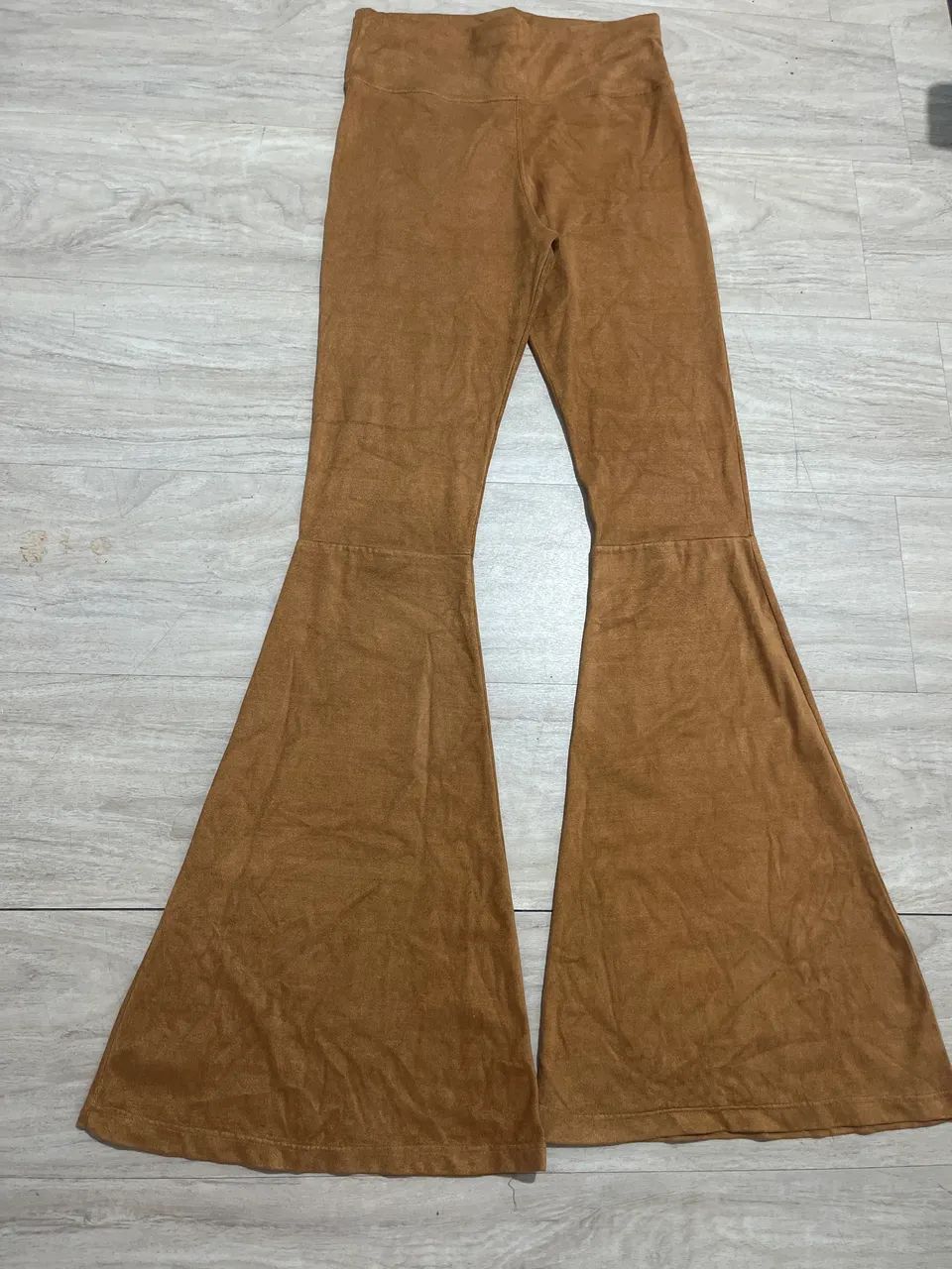 Calça flare camurça   - Foto 2