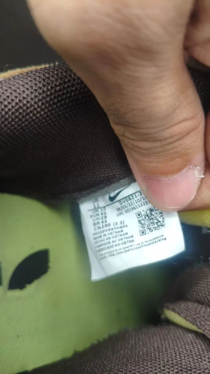 Tênis Nike Dunk jumbo verde 43 - Foto 5