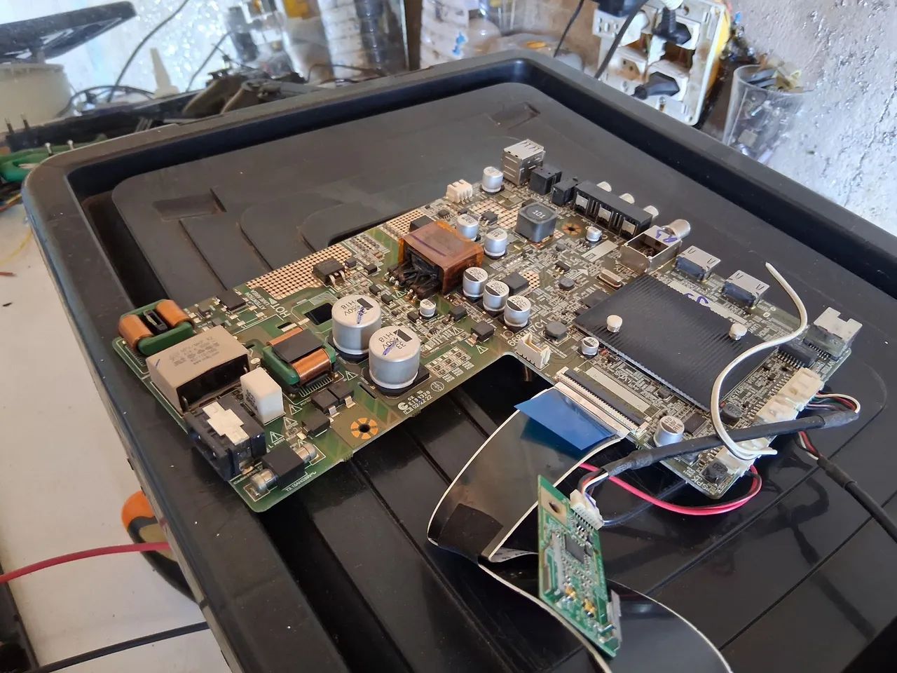 Vendo placa de tv funcionando perfeitamente  - Foto 4