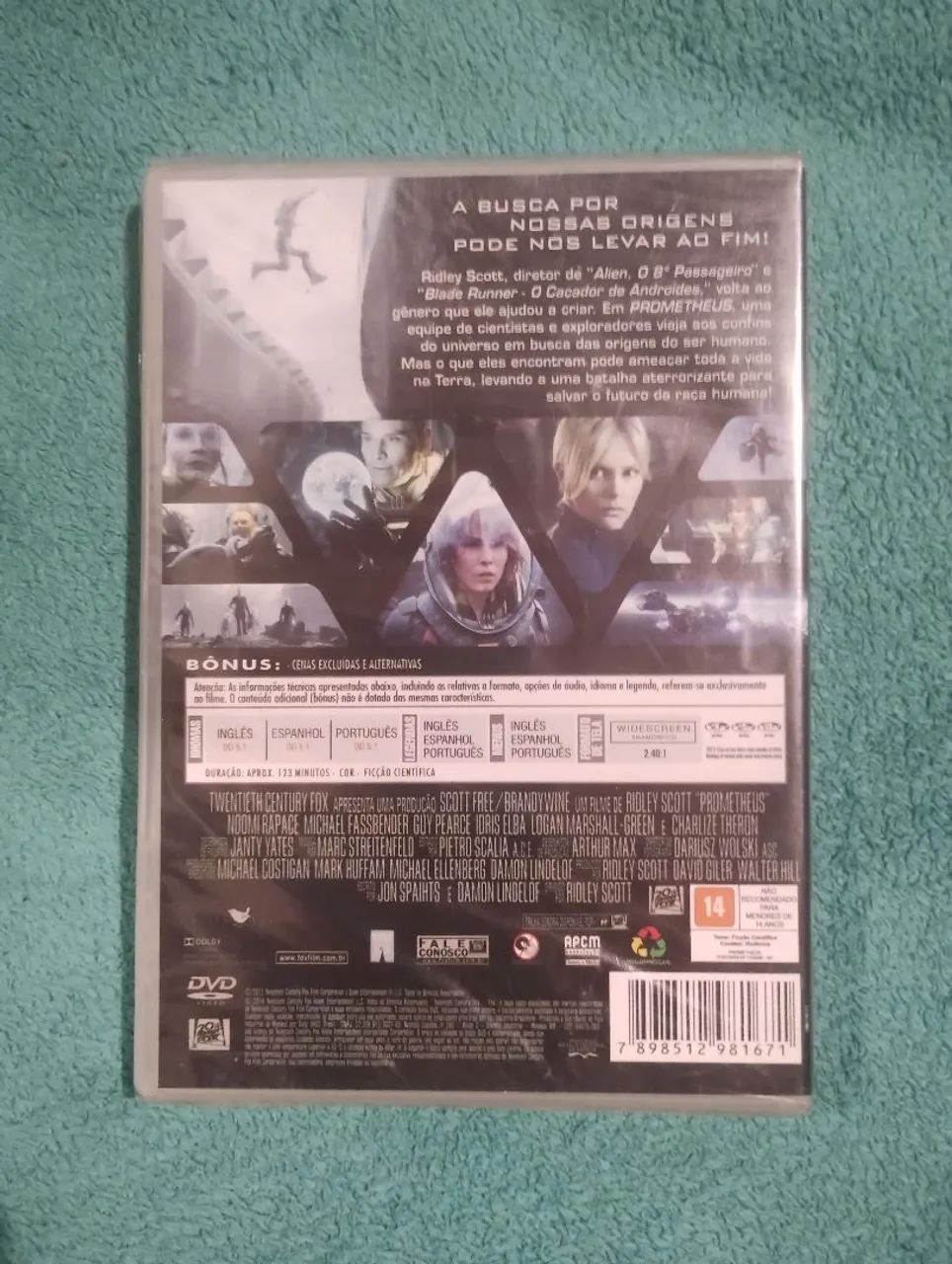 DVD Prometheus (Lacrado) - Ridley Scott - Foto 2