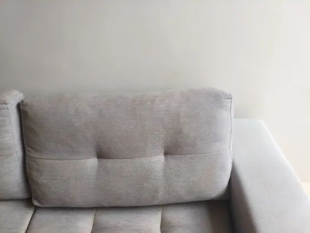 Sofá de linho cinza  - Foto 3